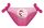 Maillot de bain bas pour bébé fille licorne - rose - 86