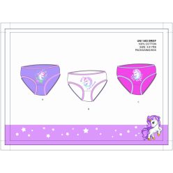 Culotte de fille licorne - 3 culottes en coton