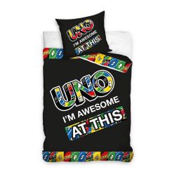   UNO én vagyok a legjobb! 100% pamut ágyneműgarnitúra 140x200cm ágyneműhuzat + 70x90cm párnahuzat