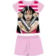 Pyjama en coton d'été à manches courtes pour enfants avec Wonder Woman - pyjama en jersey - rose clair - 116