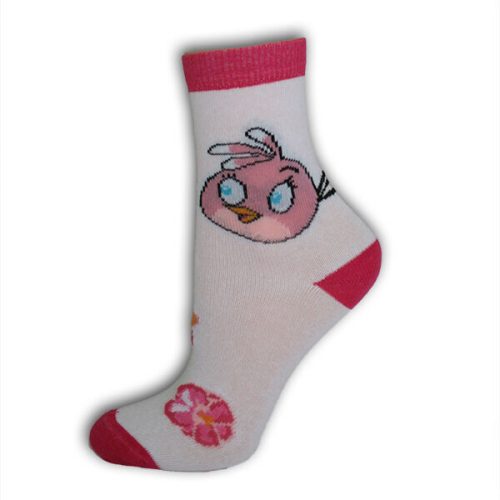 Chaussettes en coton pour enfants - Angry Birds - 27-30 - blanc