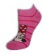 Chaussettes secrètes en coton Minnie Mouse pour enfants - rose