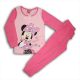 Pyjama enfant en coton à manches longues - Minnie Mouse - rose