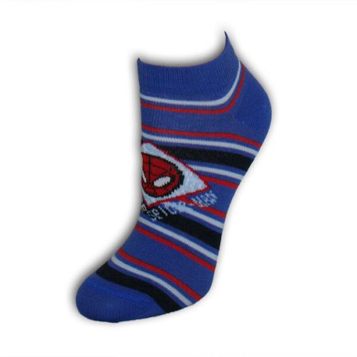 Chaussettes en coton pour enfants - Spiderman - 31-34 - rayé bleu